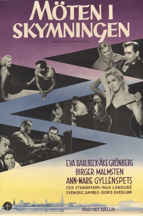 Möten i skymningen (1957) poster