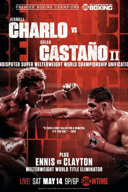 Jermell Charlo vs. Brian Castaño II (2022) poster