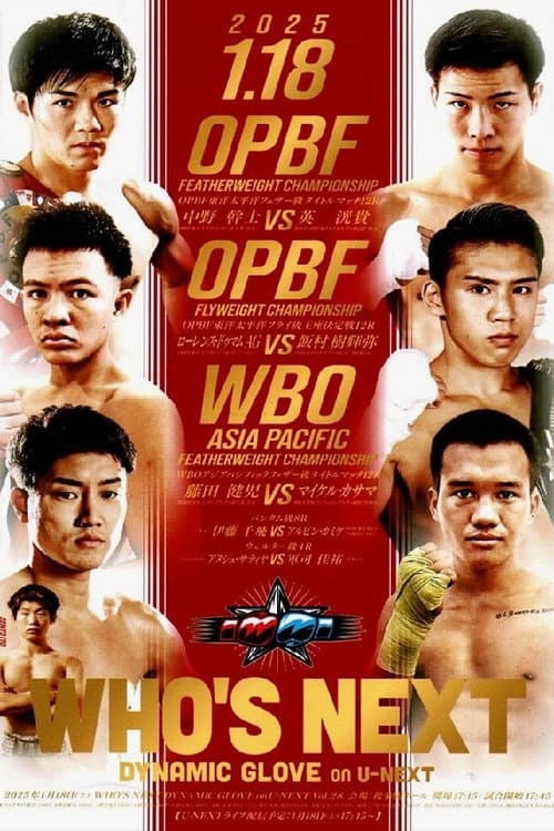 WHO'S NEXT DYNAMIC GLOVE on U-NEXT Vol.28 (2025) poster