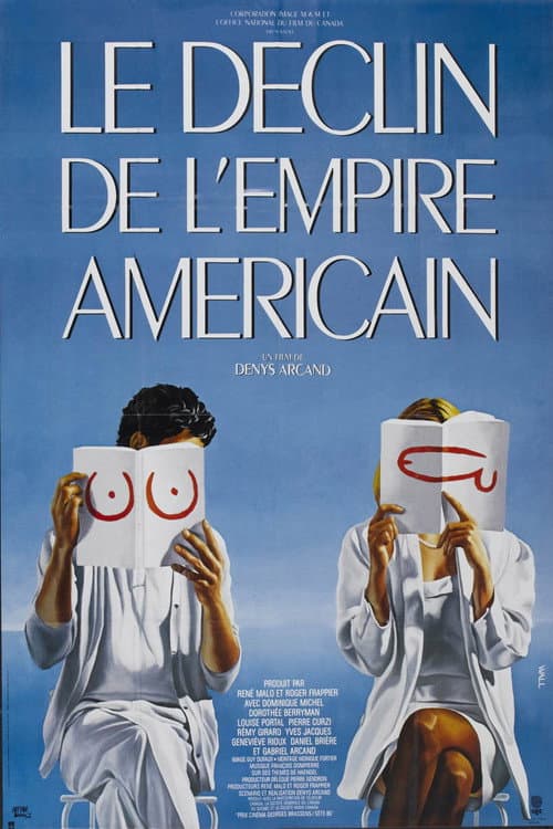Le Déclin de l'empire américain (1986) poster