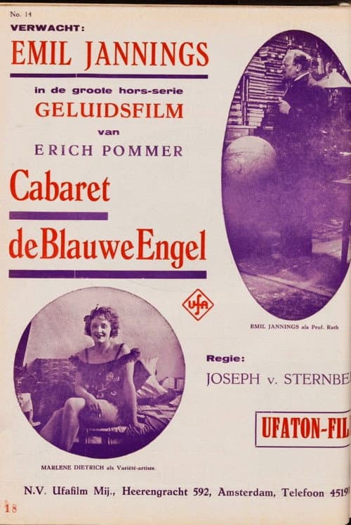 Der blaue Engel (1930) poster