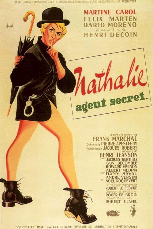 Nathalie, agent secret (1959) poster