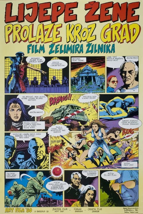 Lijepe žene prolaze kroz grad (1986) poster